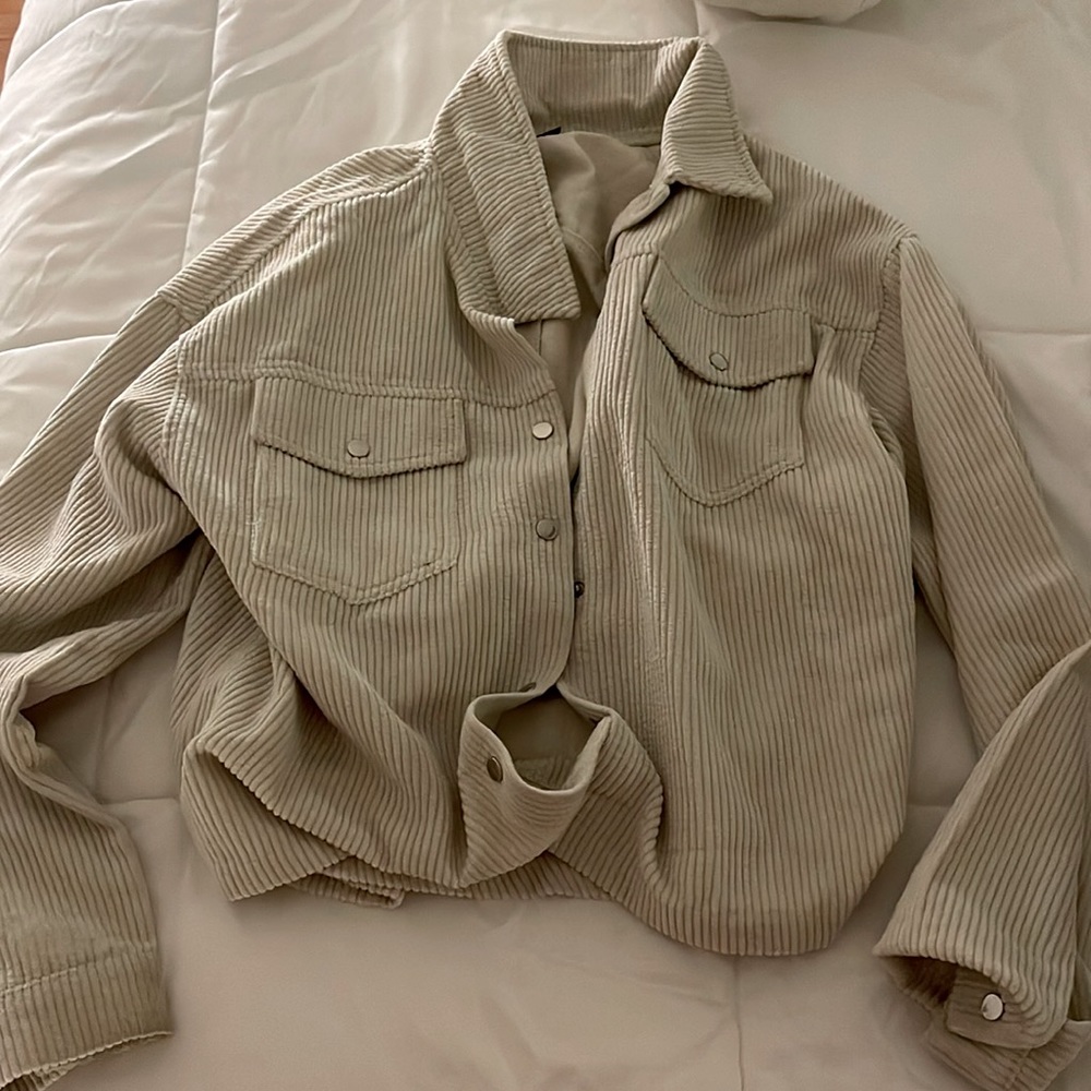 cream jean jacket!